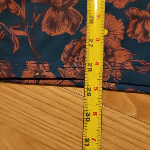 Zara Floral Printed Long Sleeve Polo Dress Size S Boho Hippie Preppy - Picture 3 of 6